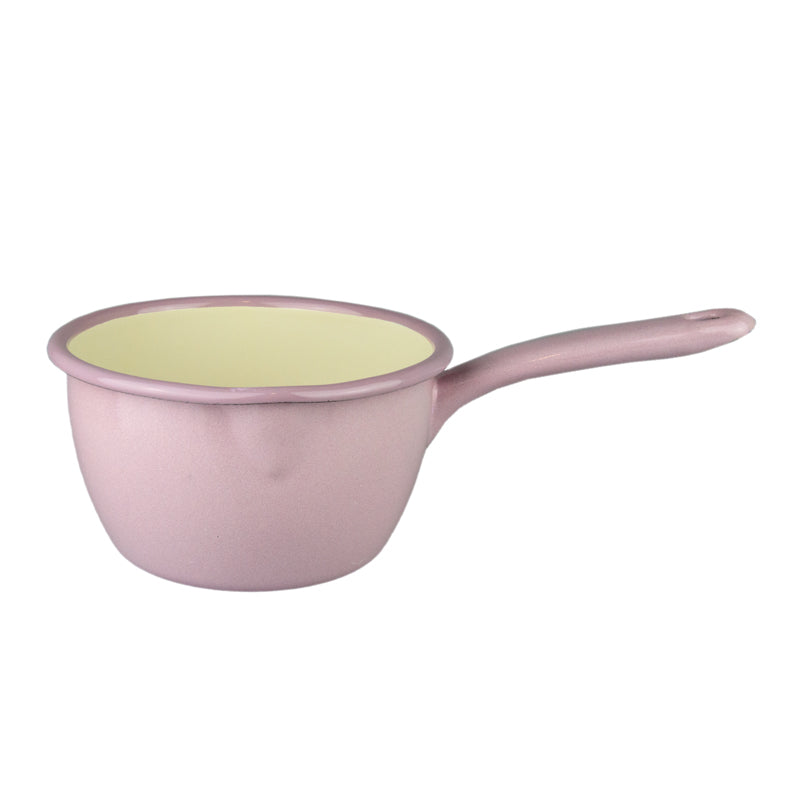 Münder Email Nostalgie Stieltopf 1 l pastell creme