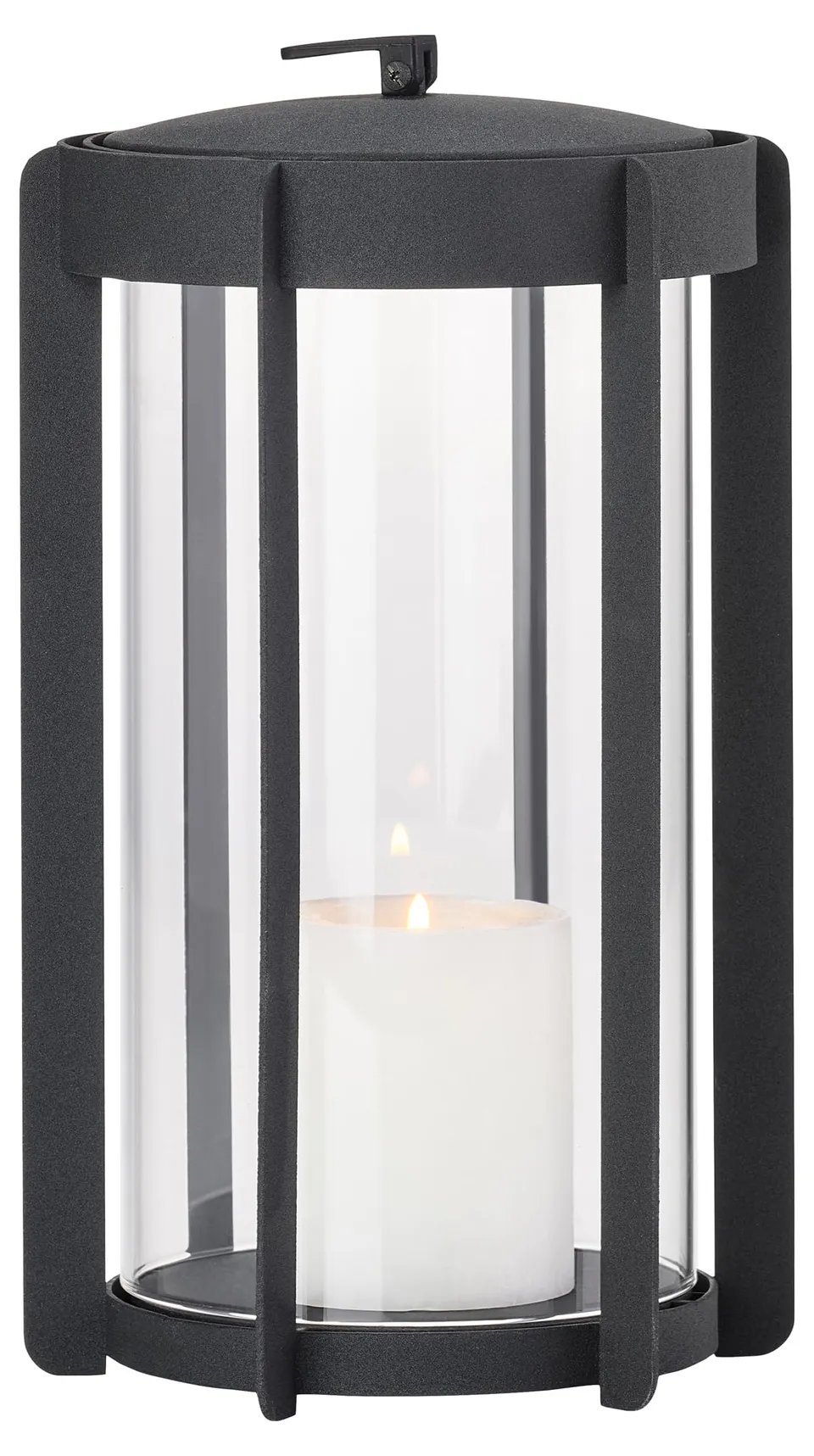 Zone Denmark Outdoor Laterne Schwarz 25 cm Kerzenlaterne Metall