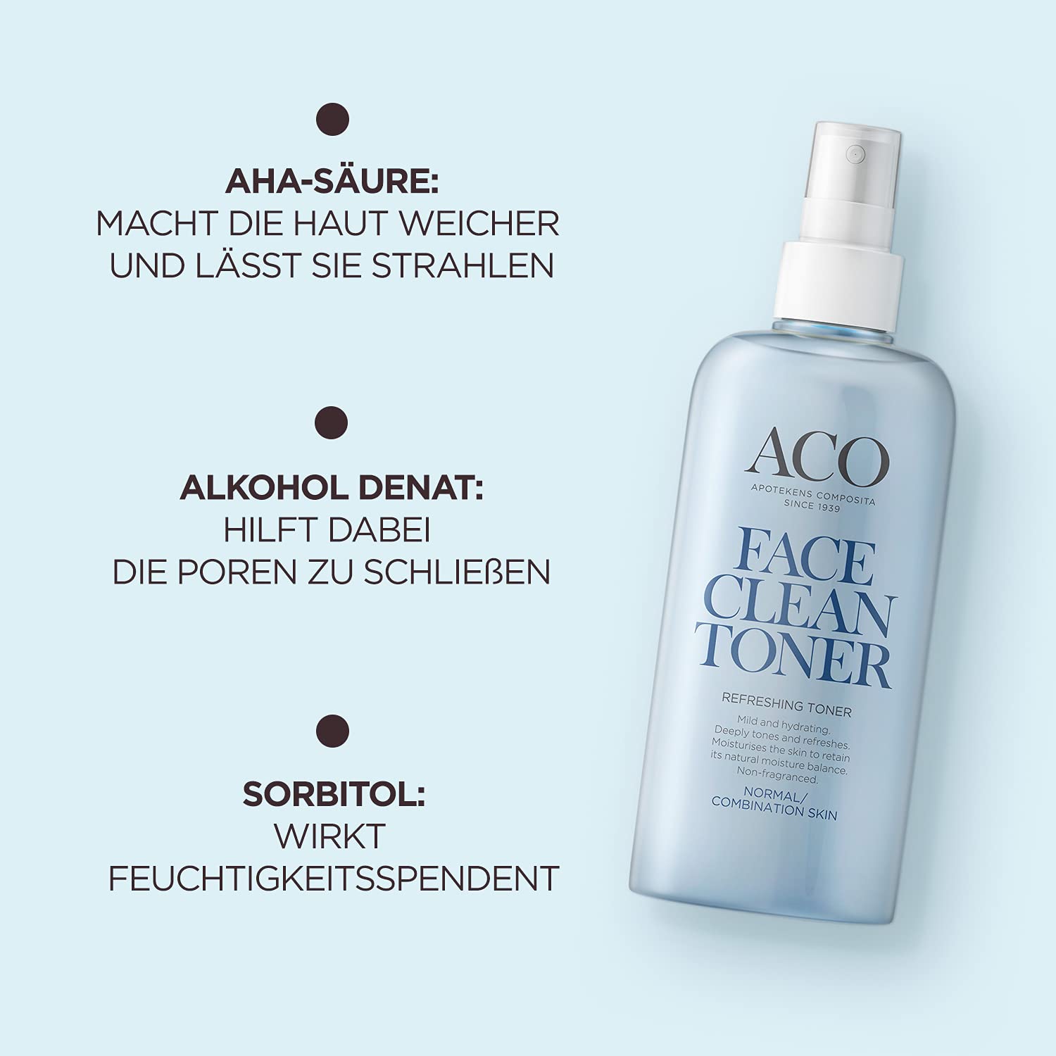 ACO Everyday Heroes Refreshing Toner Gesichtswasser 200ml normal
