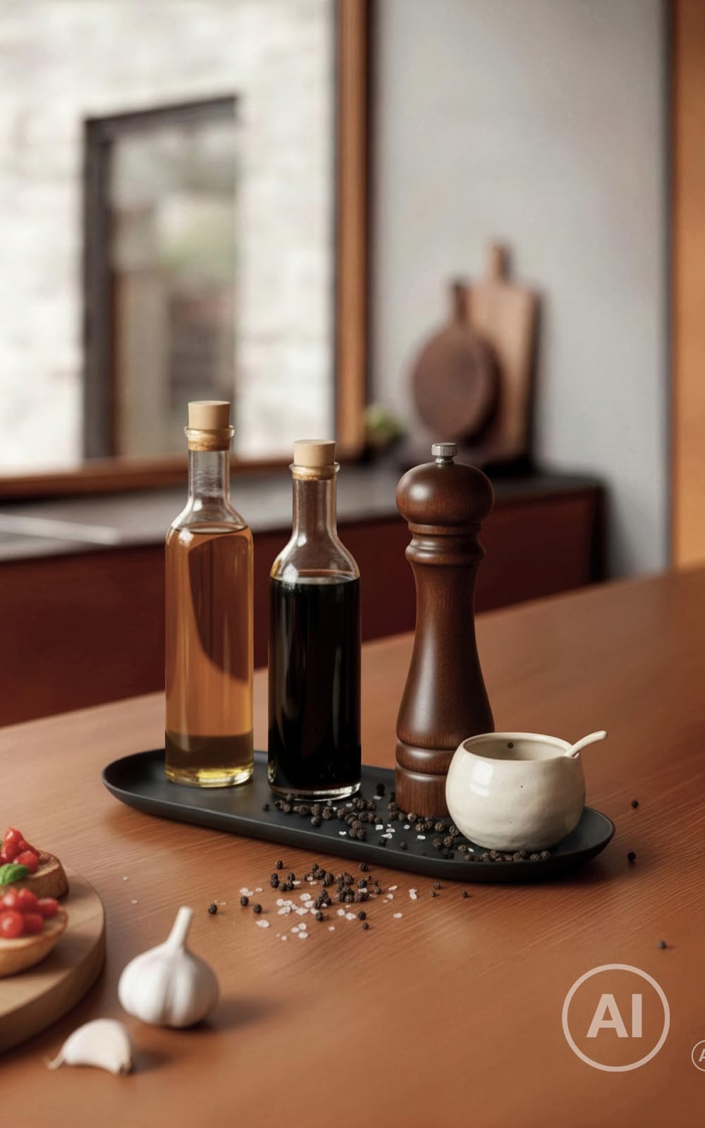 Zone Denmark Ume Tablett 18 cm Schwarz Edelstahl