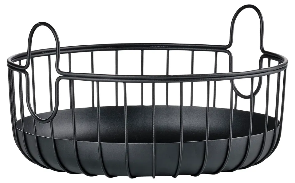 Zone Denmark Inu Aufbewahrungskorb 22 cm Schwarz Metall