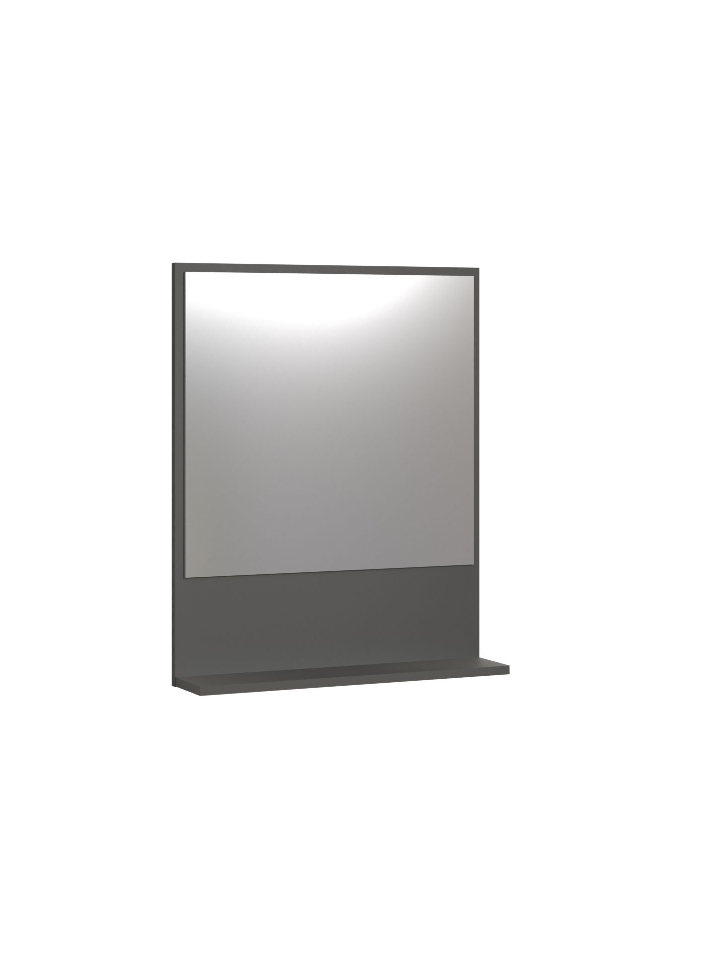 trendteam PureBliss Wandspiegel Anthrazit mit Ablage