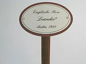 Münder Email Rosennamen Emailschild 10,5x7 cm Erdspieß