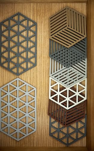 Zone Denmark Trivets Untersetzer Hexagon Olive Green Topfuntersetzer