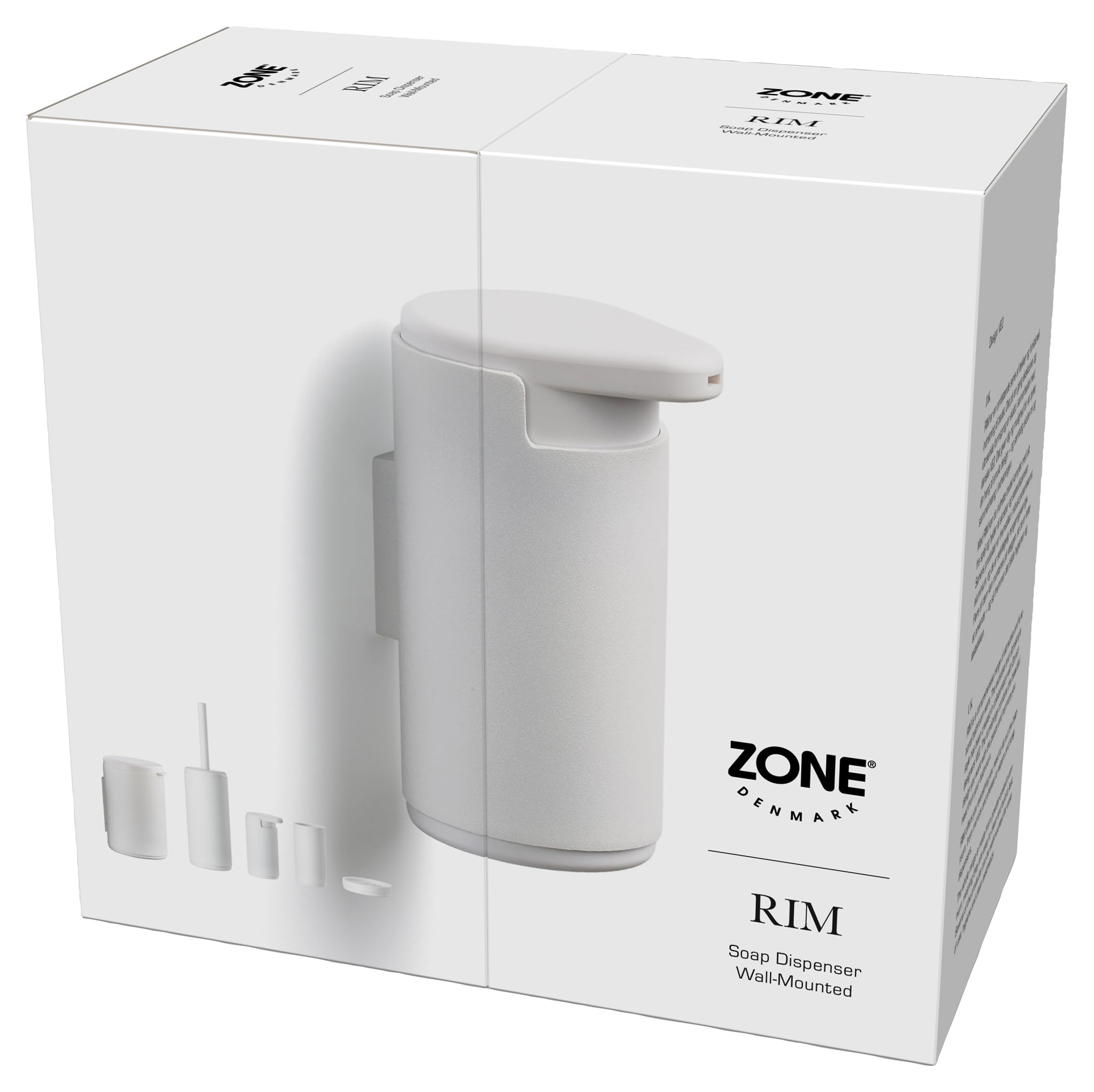 Zone Denmark Rim Seifenspender Wandmontage weiß 200 ml