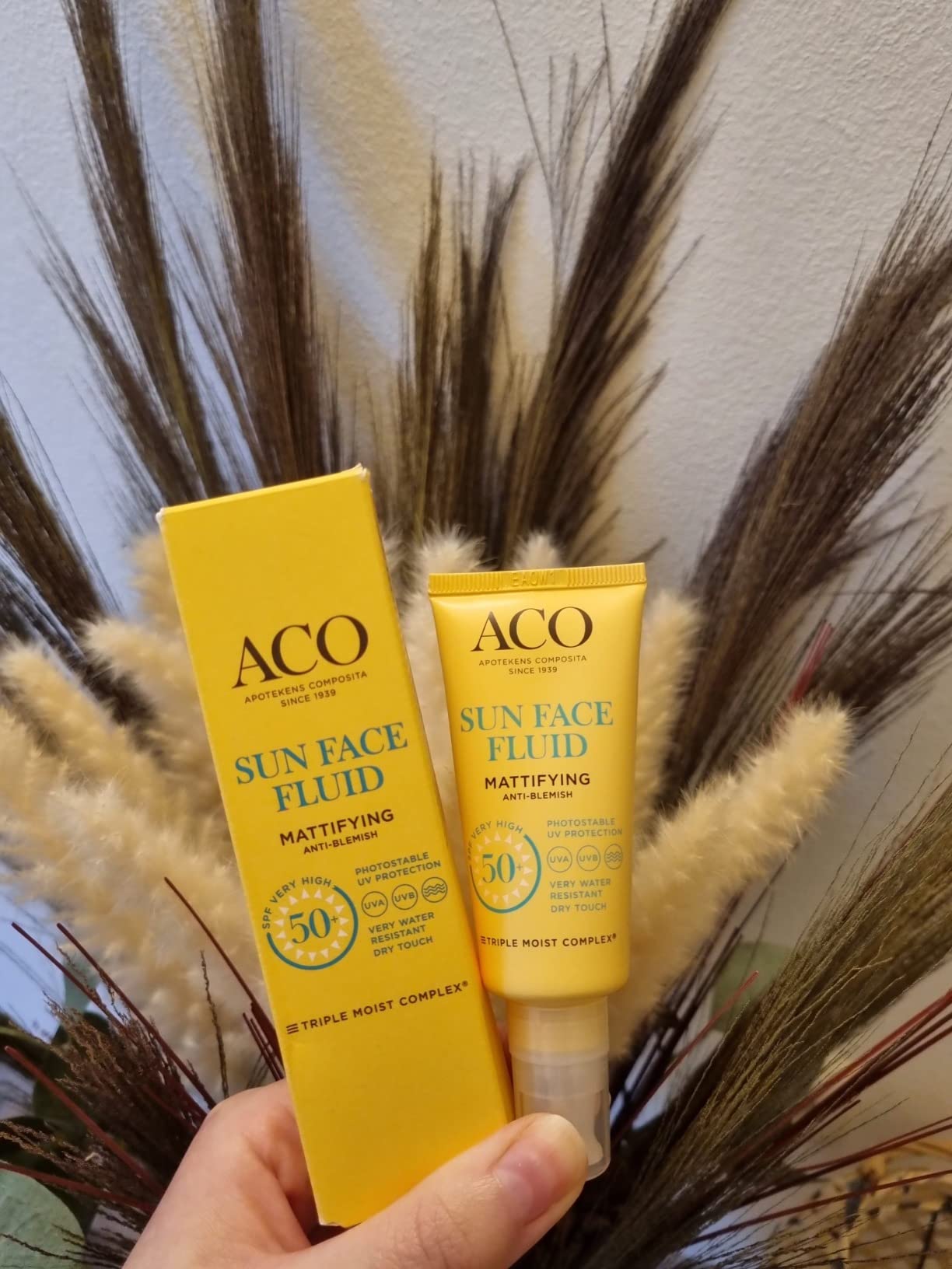 ACO Sun Face Fluid LSF 50+ mattierend 40 ml Mischhaut