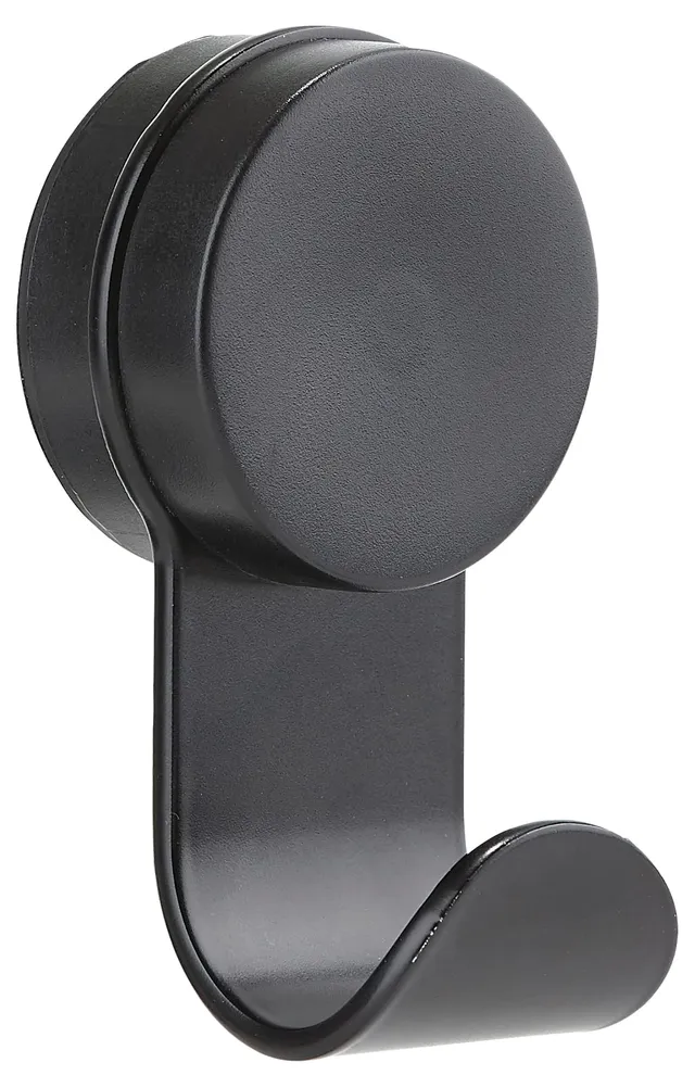 Zone Denmark Puck Wandhaken Schwarz 5,8x14 cm