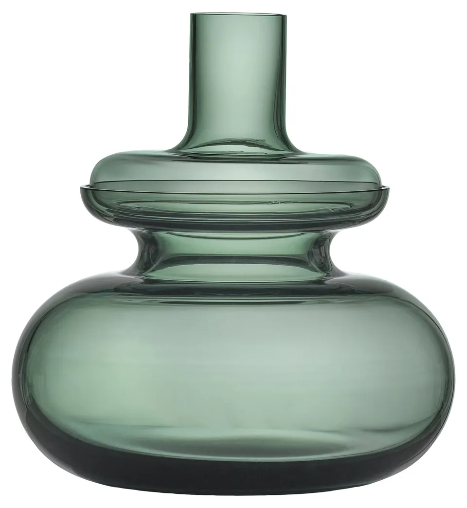 Zone Denmark Inu Vase Moosgrün 25 cm Mundgeblasen 2-tlg.