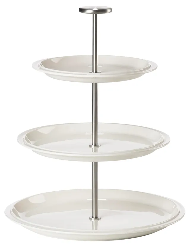 Zone Denmark Eau Etagere Porzellan 3-etagig Offwhite Ø 20 cm