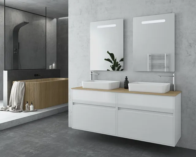 DROP Instinct 150 White Top Waschtisch weiß 2