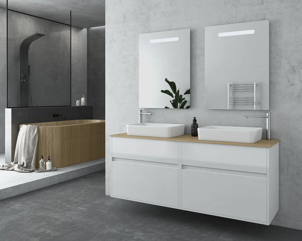 DROP Instinct 150 White Top Waschtisch weiß 2