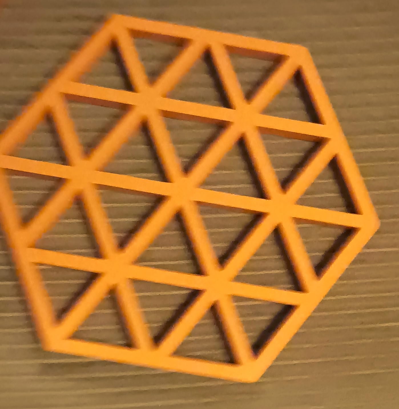 Zone Denmark Triangles Topfuntersetzer Silikon 3er Rot