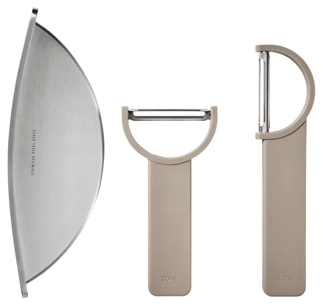 Zone Denmark Singles Schnittset 3-teilig Soft Taupe
