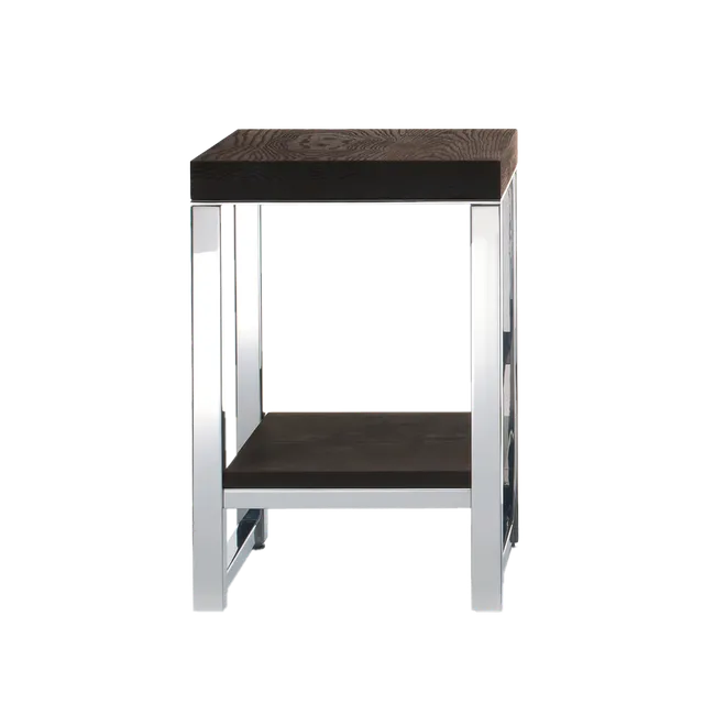 Decor Walther Onyo Wood HM Badhocker Thermo-Esche Chrom