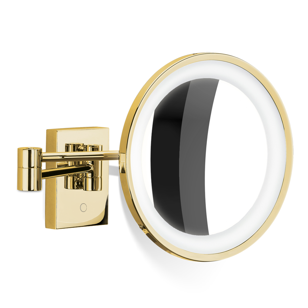 Decor Walther Classic BS 40 LED Kosmetikspiegel Chrom 5x Messing