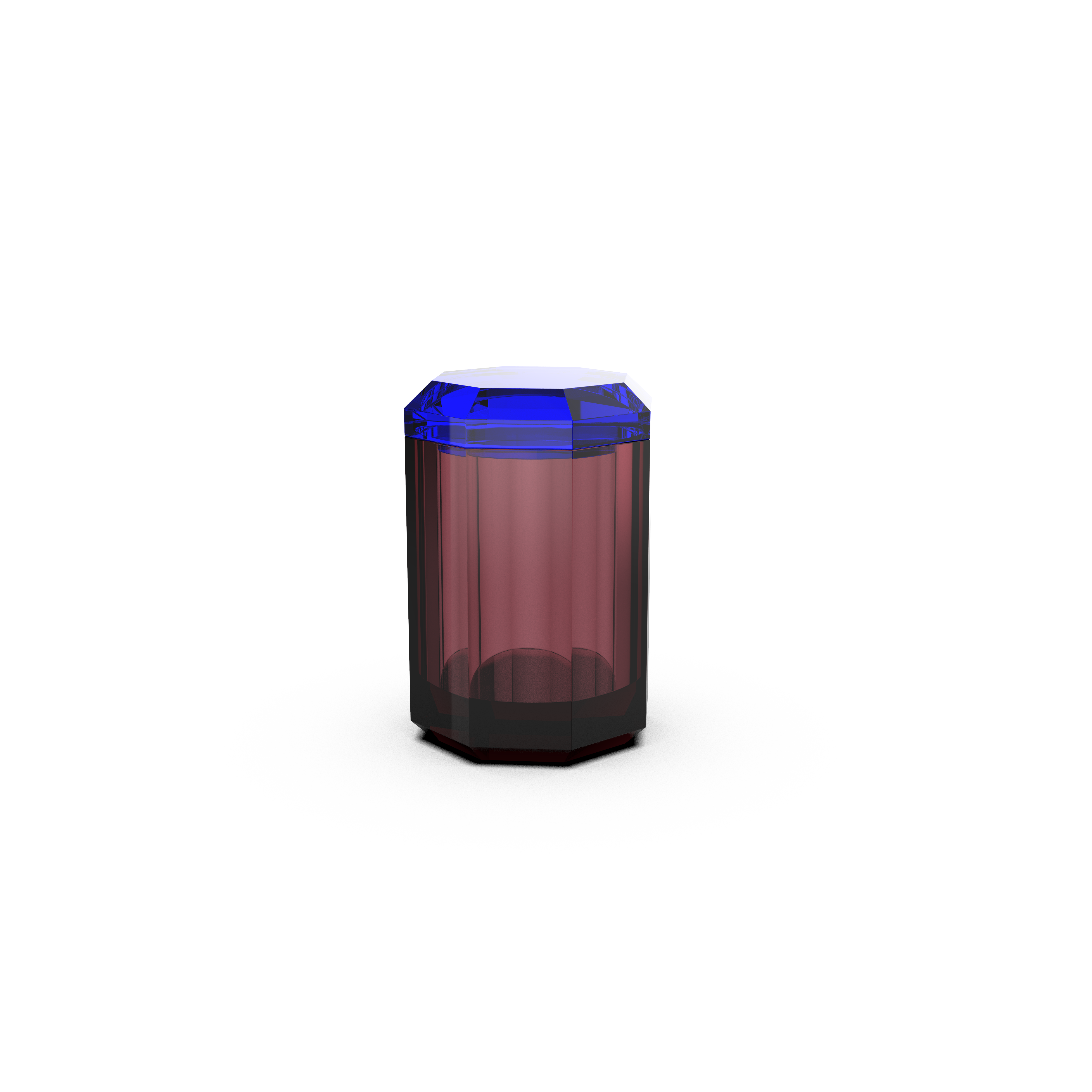 Decor Walther Kristall KR BMD Becher Bi-Color Burgundy