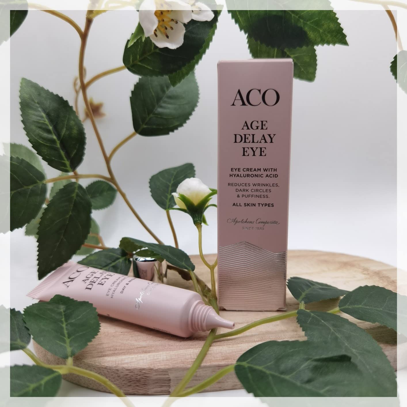 ACO Age Delay+ Eye Cream Augencreme 15 ml parfümfrei Hyaluron