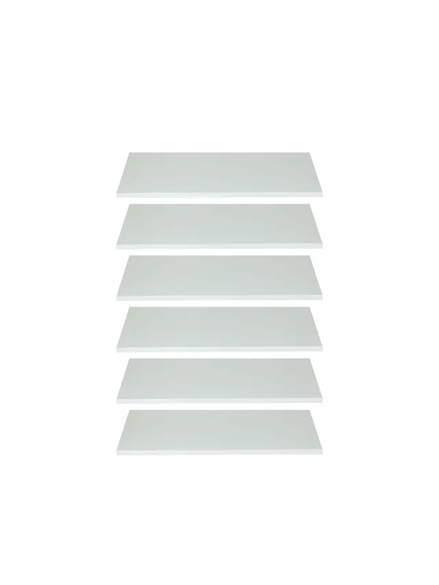 trendteam Ole Einlegeboden Type 117 Weiß 6er Set