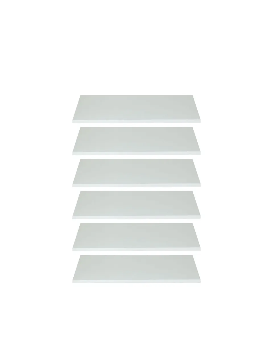 trendteam Ole Einlegeboden Type 117 Weiß 6er Set