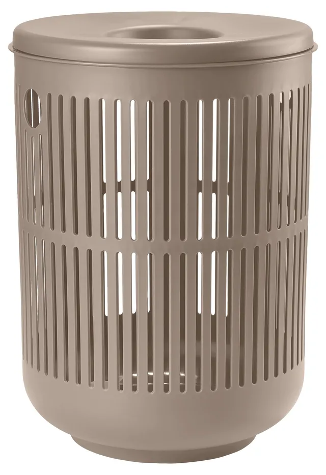 Zone Denmark UME Wäschekorb 60 L Taupe mit Deckel