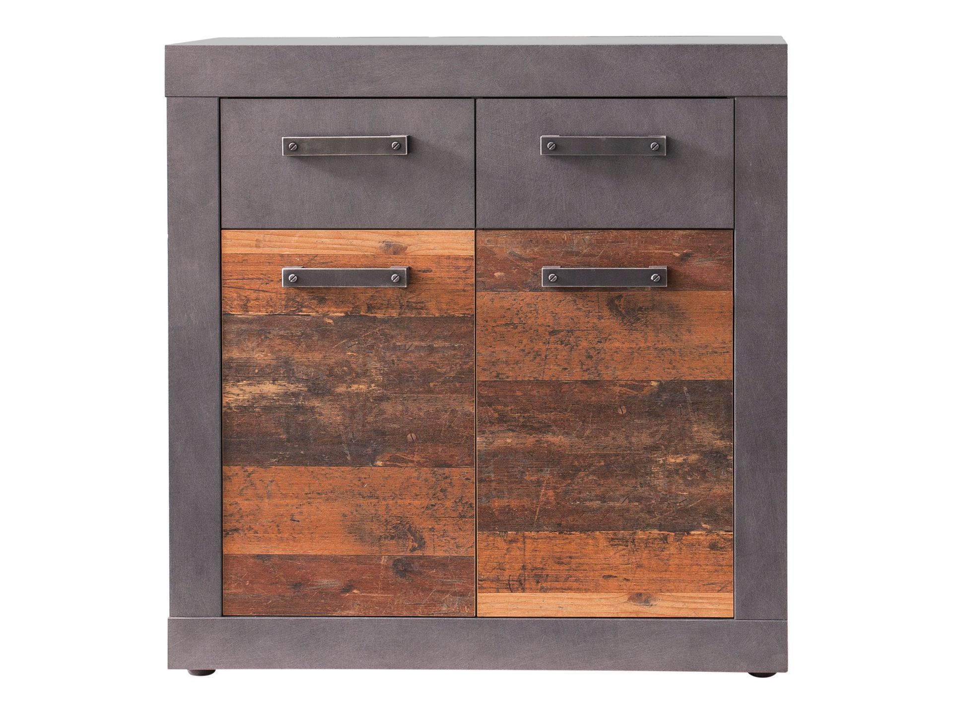 trendteam Indy Kommode Graphit Grau Old Wood