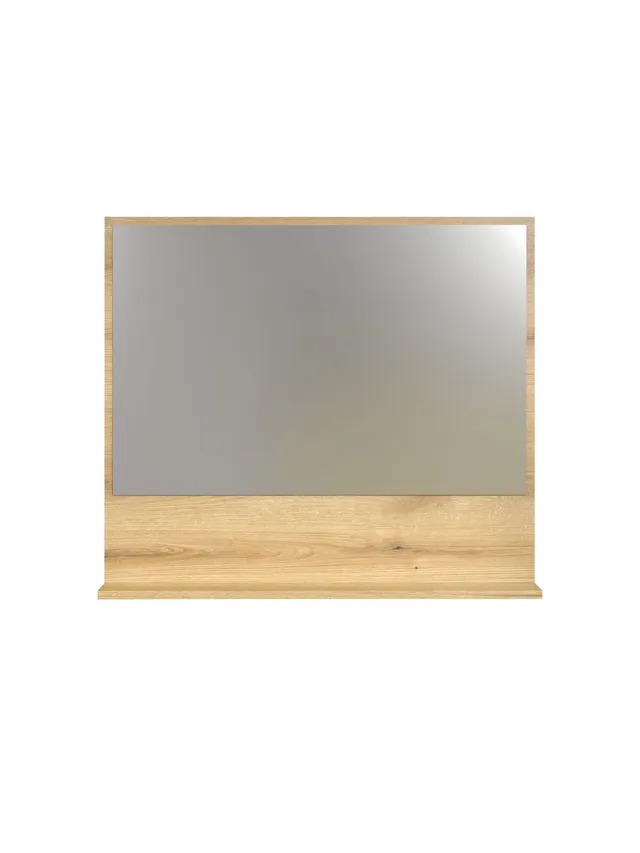 trendteam PureBliss Wandspiegel Eiche mit Ablage