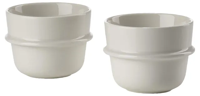 Zone Denmark INU Tasse Offwhite 0,2 l Steinzeug 2 Stück