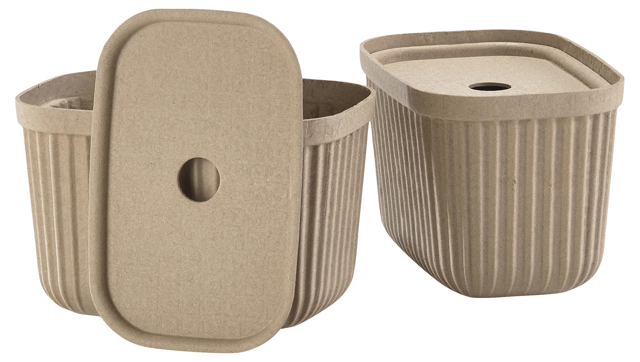 Zone Denmark Pulp Aufbewahrungsbox Braun 2er 23x15x15 cm
