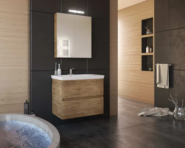 DROP Martinidis LUXUS 70 PL Badmöbel Wood 70 cm