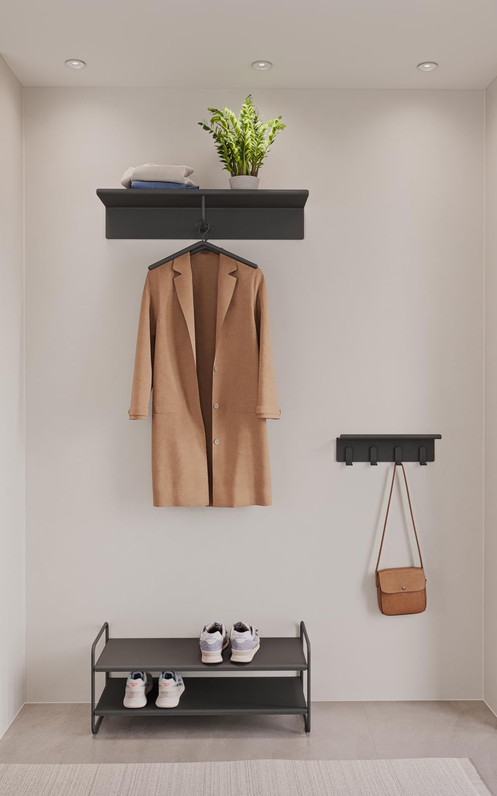 Zone Denmark A-Shoe Rack Schuhregal Schwarz 80 cm