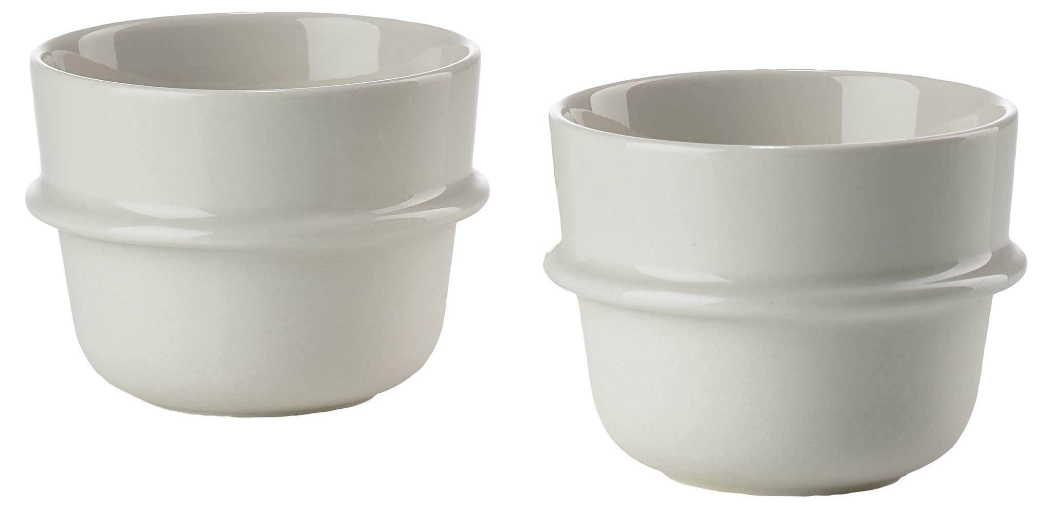 Zone Denmark INU Tasse Offwhite 0,2 l Steinzeug 2 Stück