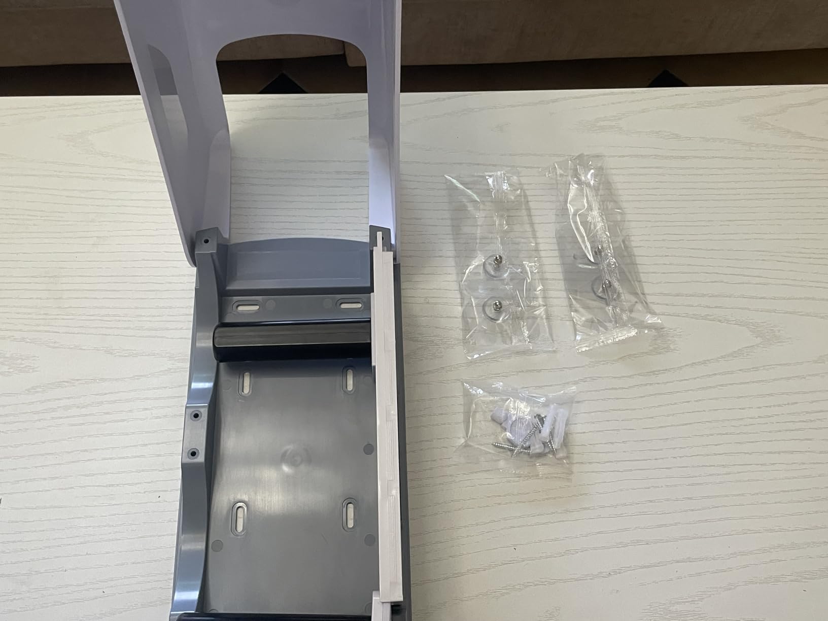Pollock Toilettenpapierspender 2 Rollen Weiß ohne Bohren