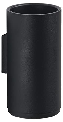 Zone Denmark Rim Zahnbürstenbecher Wand Schwarz 7 cm
