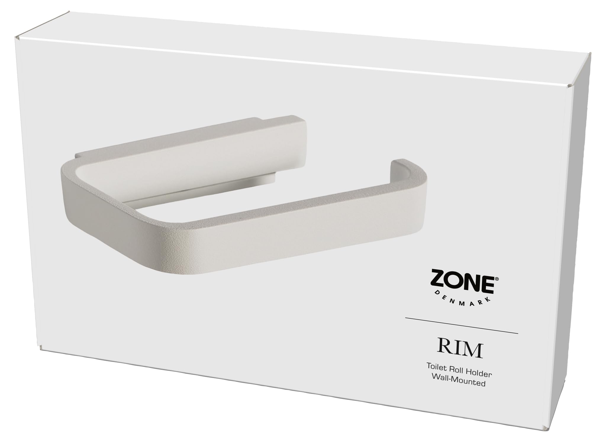 Zone Denmark Rim Toilettenpapierhalter Weiß Aluminium