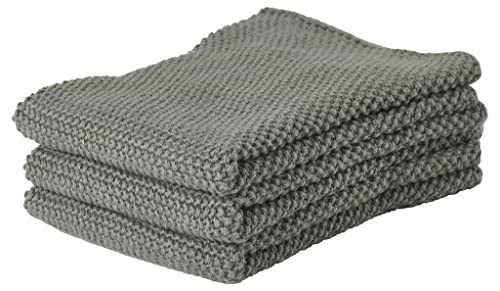 Zone Denmark Spüllappen Baumwolle Olive Green 3 Stück