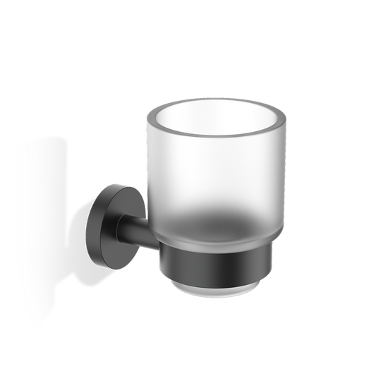 Decor Walther BASIC BA Zahnbecher Wand Satiniertes Glas Messing