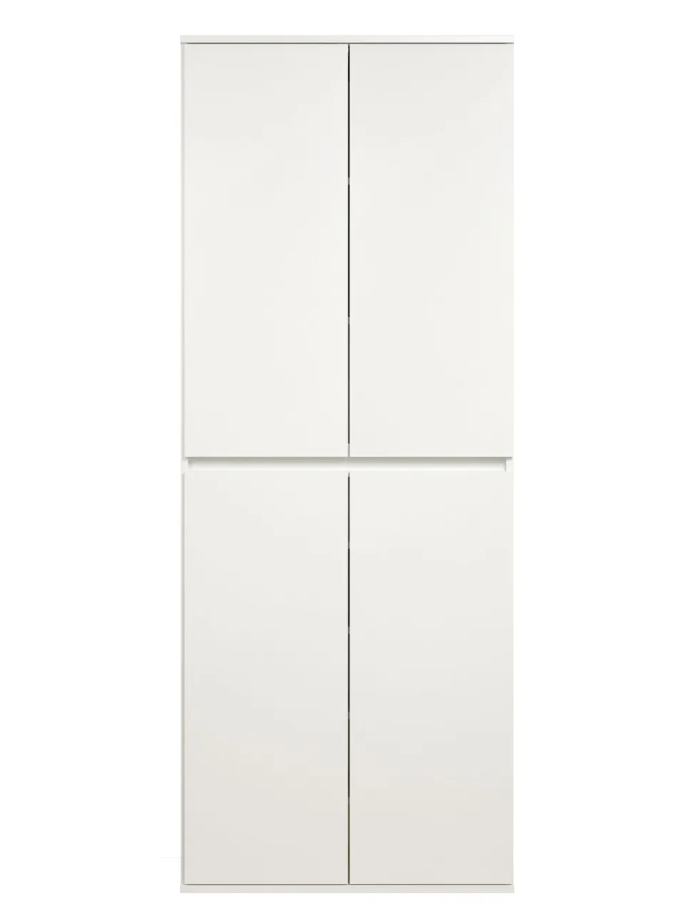 trendteam Flur Nevada Mehrzweckschrank 4TR weiß