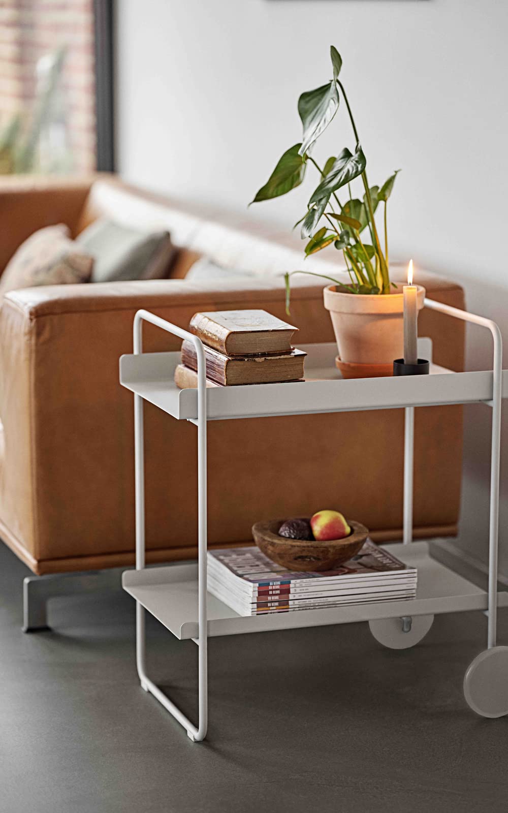 Zone Denmark A-Collection Barwagen Schwarz 60,6x40,5x66,4 cm