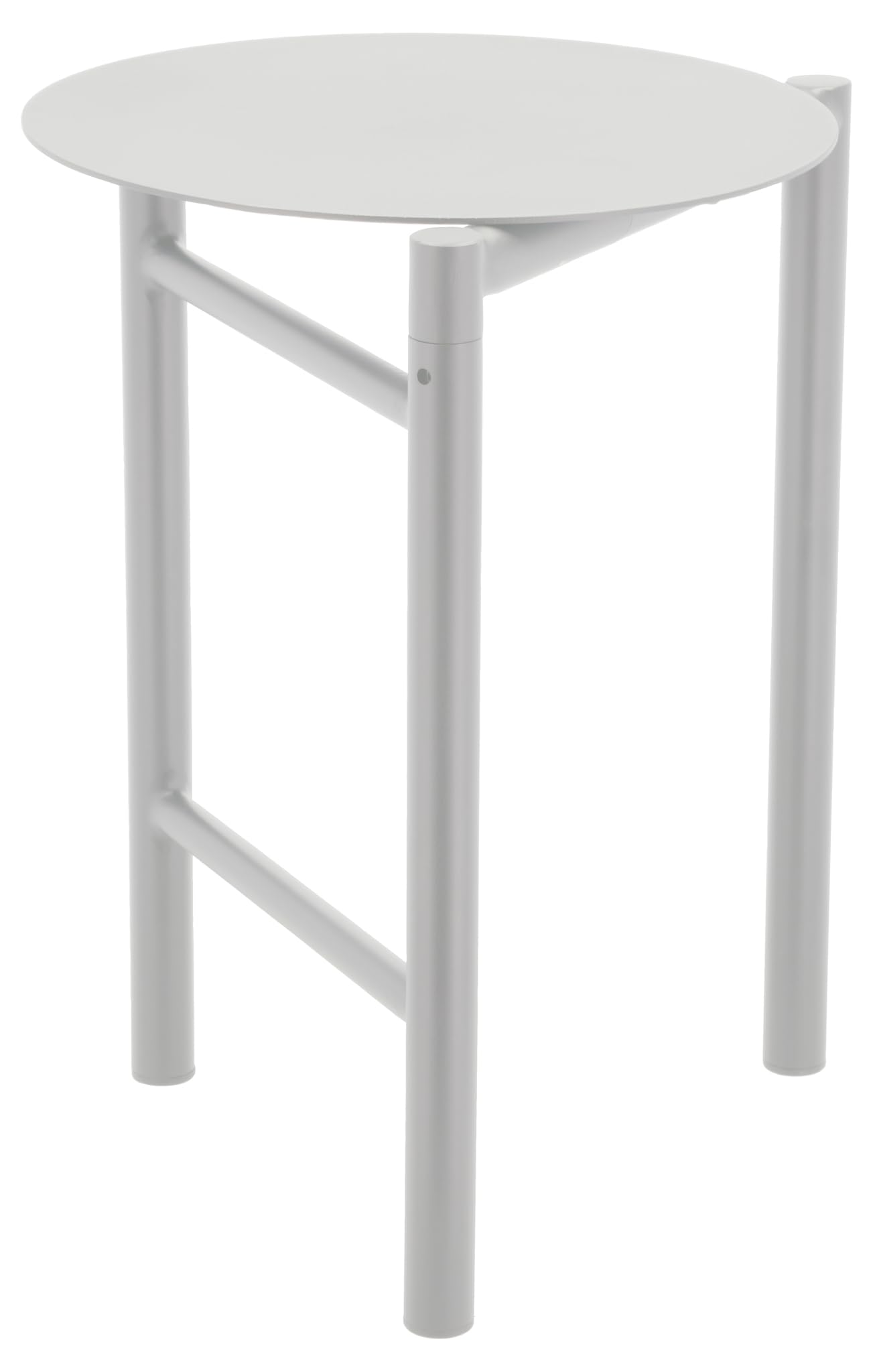 Zone Denmark Disc Hocker Stahl 33x45 cm Soft Grey klappbar