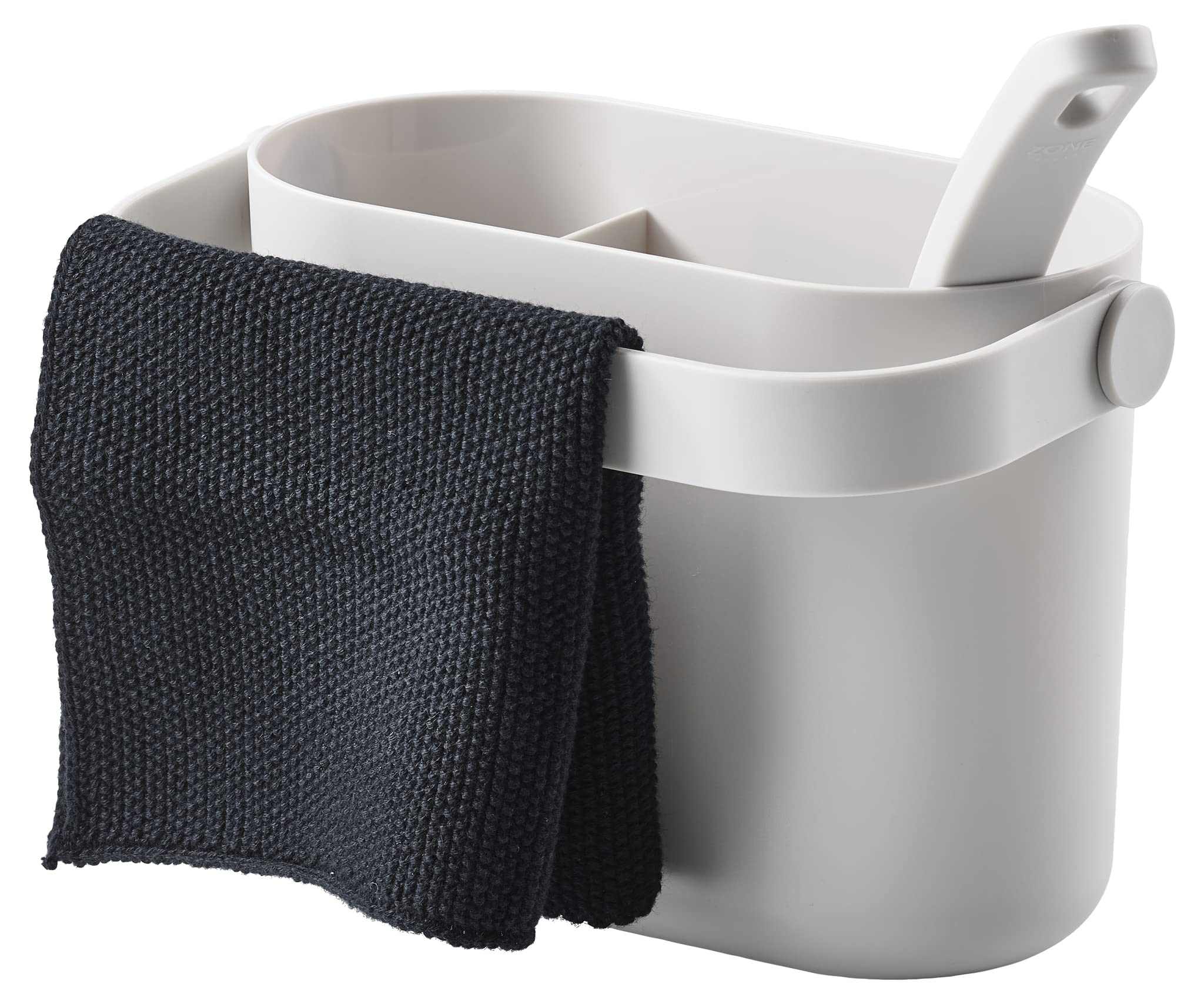 Zone Denmark Circular Spülset Warm Grey mit Bürste Organizer