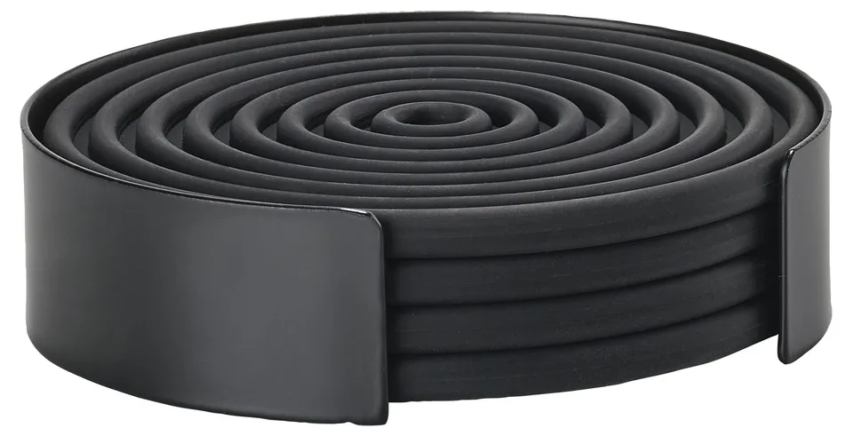 Zone Denmark Rocks Untersetzer 4er Set Silikon Schwarz