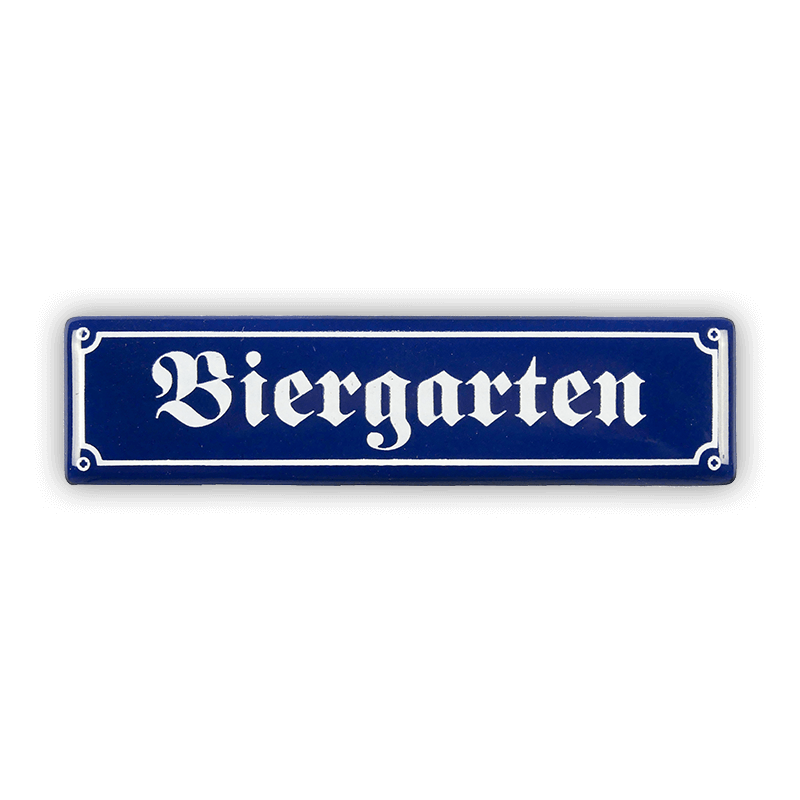 Münder Email Magnet-Shop Magnet Biergarten 8 cm