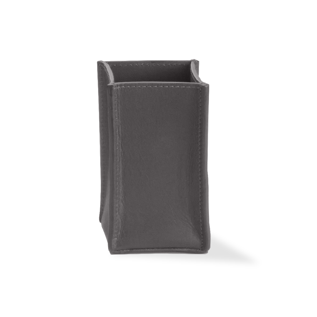 Decor Walther NAPPA KOE Utensilienbehälter Schneeweiß Leder