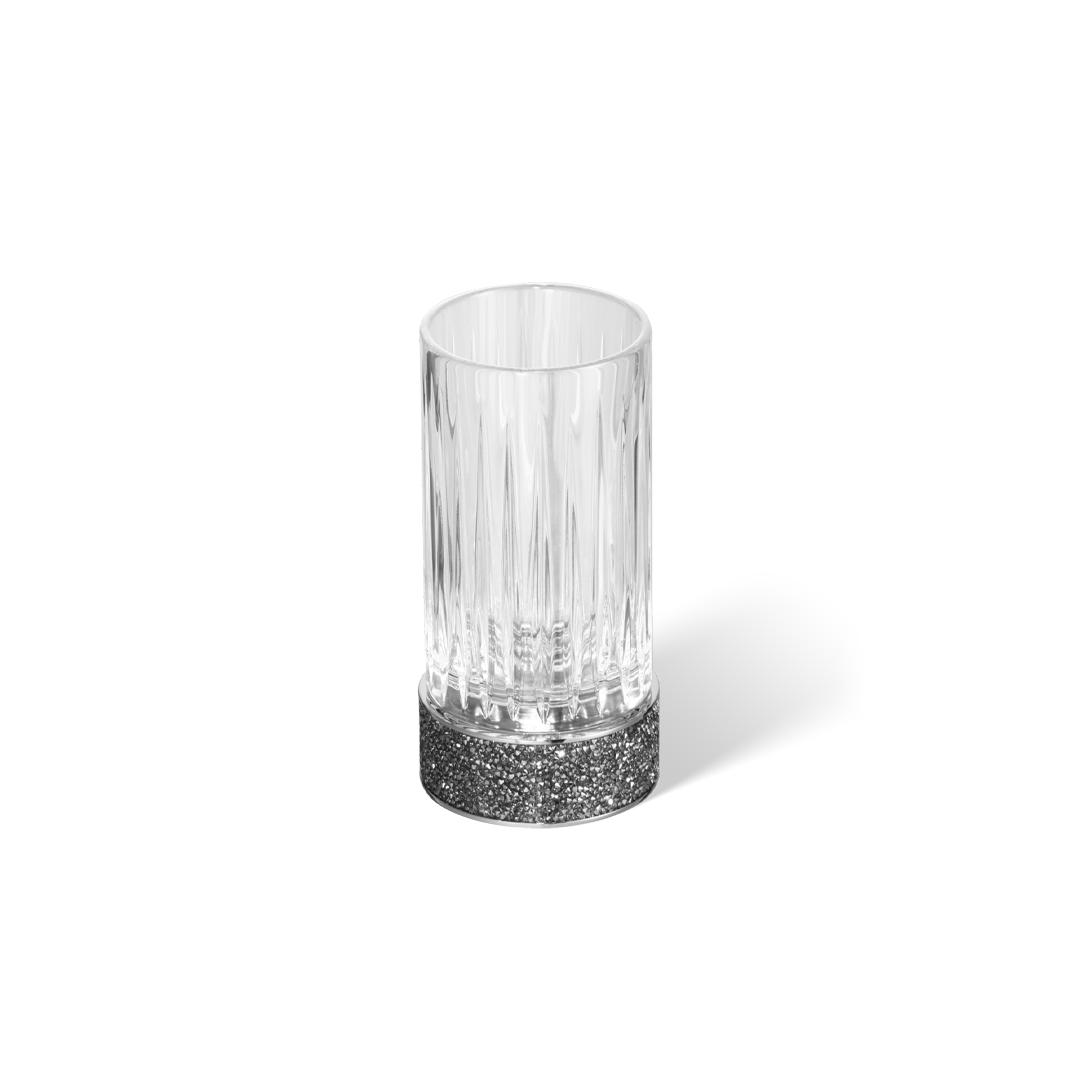 Decor Walther ROCKS SMG Mundbecher Chrom Klarglas Swarovski