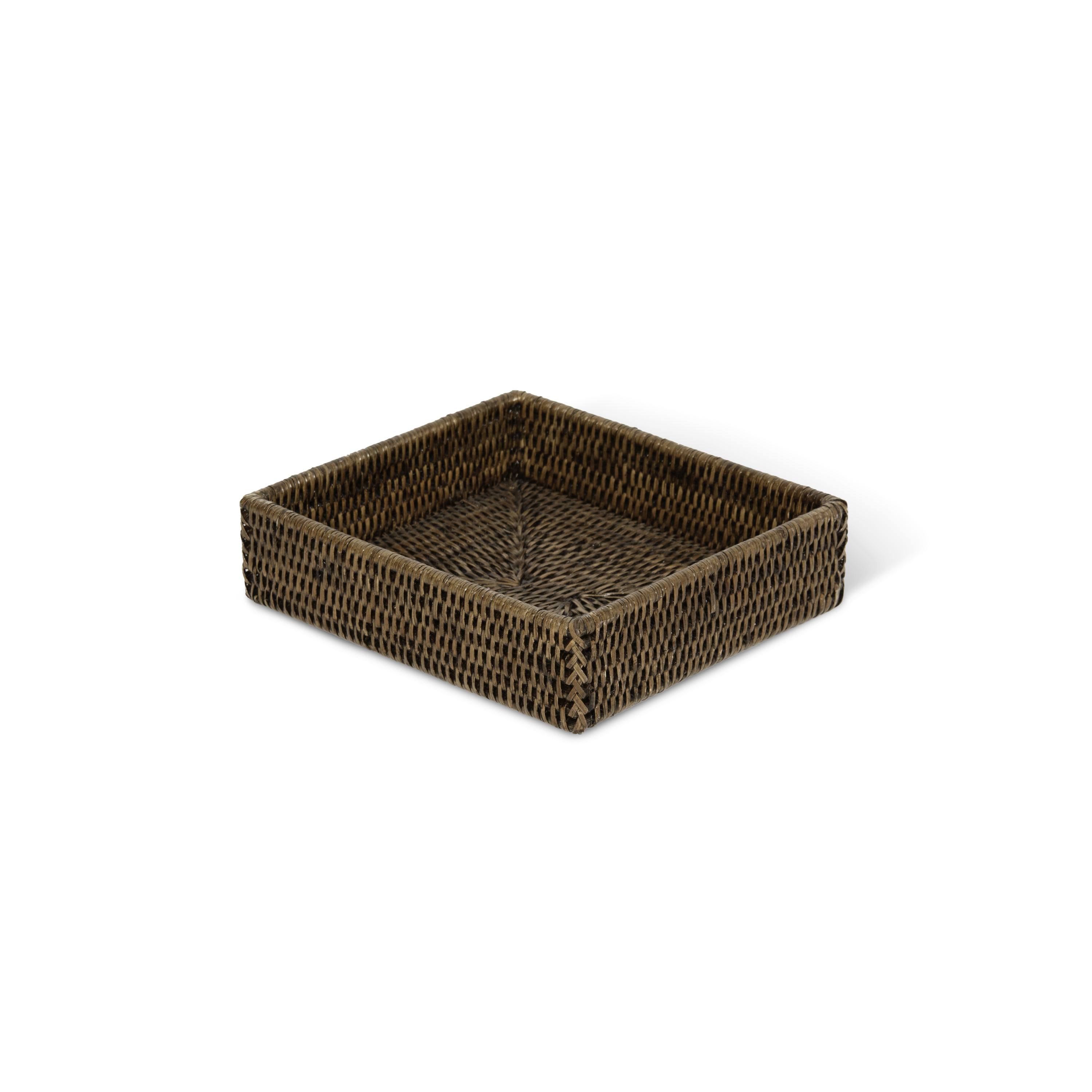 Decor Walther Basket TAB 1 Tablett Rattan Dunkel