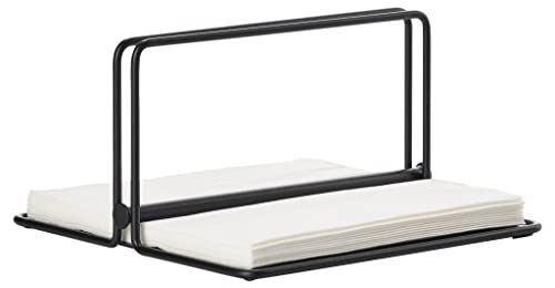 Zone Denmark Singles Serviettenhalter Schwarz Metall