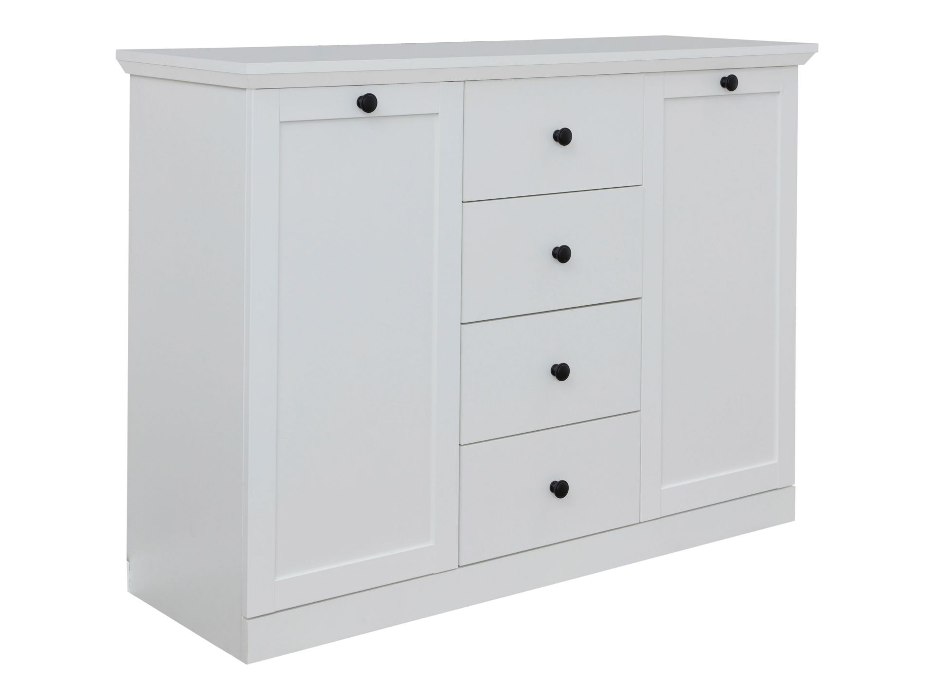 trendteam Brandson Baxter Sideboard weiß Dekor