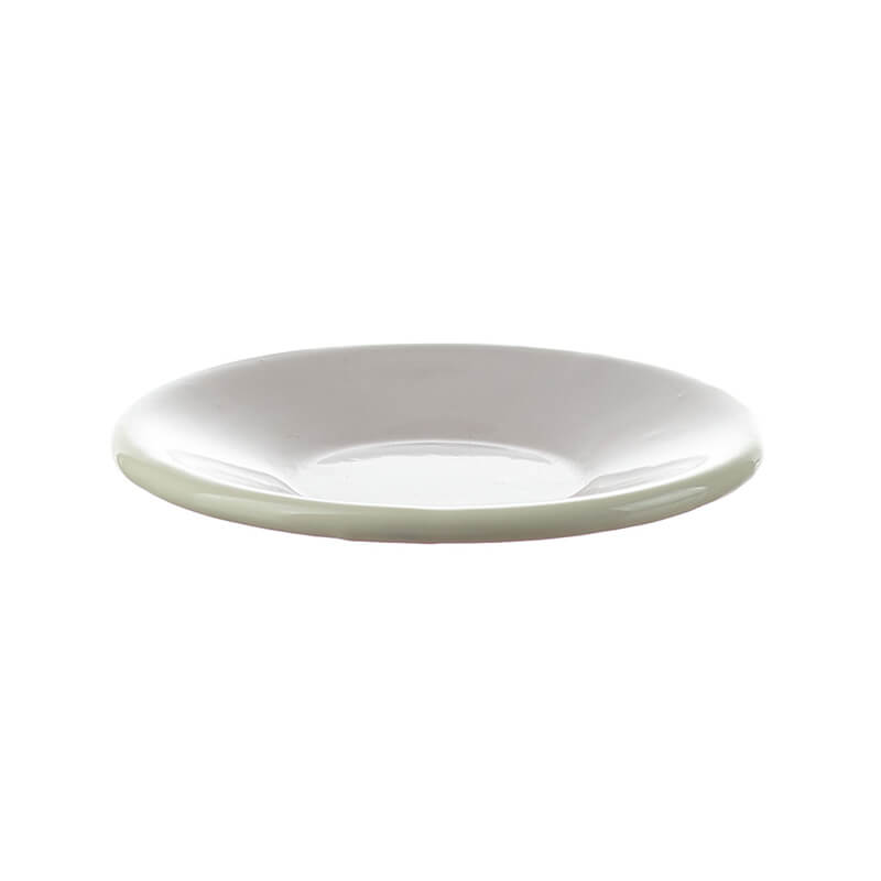 Münder Email Nostalgie Unterteller Espresso pastell/creme 10,5 cm