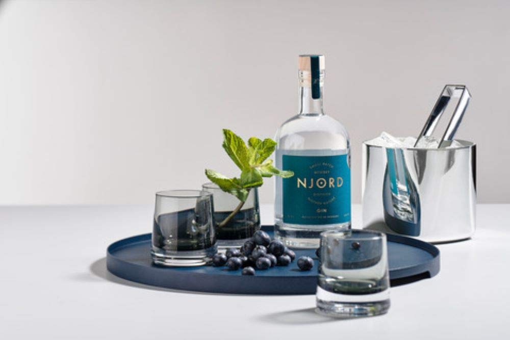 Zone Denmark Rocks Eiswürfelbehälter 1000ml Edelstahl Zange