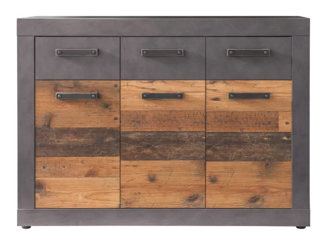 trendteam Indy Kommode Graphit Old Wood Matera